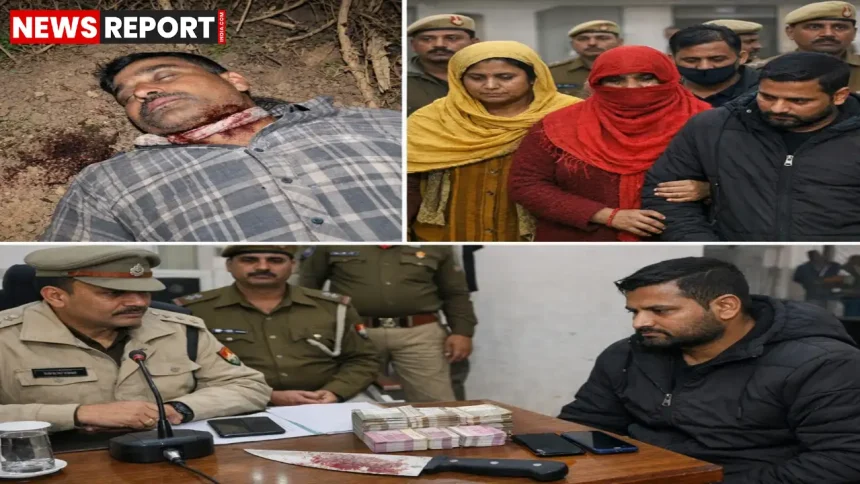 फतेहपुर पुलिस हत्या केस खुलासा, टीकर गांव में किसान की हत्या