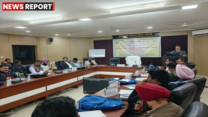 आईआईवीआर वाराणसी में बदलते जलवायु परिदृश्य में सब्जियों के संकर बीज उत्पादन पर राष्ट्रीय प्रशिक्षण कार्यक्रम