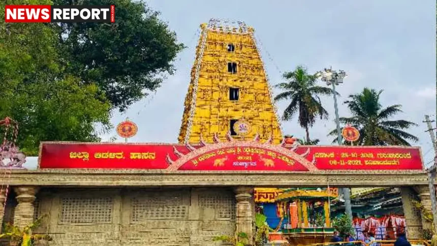 कर्नाटक के हासन जिले का हस्नम्बा मंदिर, जहां दीपावली पर साल में एक बार दर्शन होते हैं