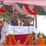 उप मुख्यमंत्री केशव प्रसाद मौर्य स्वामी अविमुक्तेश्वरानंद को गंगा स्नान का निमंत्रण और सुरक्षा का आश्वासन देते हुए