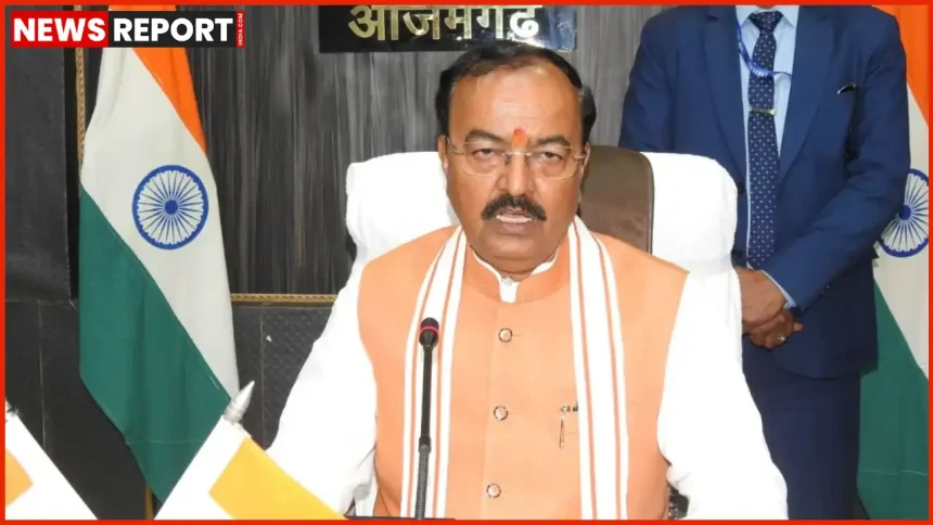 उपमुख्यमंत्री केशव प्रसाद मौर्य 2027 चुनाव पर बयान देते हुए