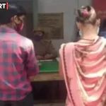 महाराजगंज परतावल पुलिस चौकी में पारिवारिक विवाद की शिकायत दर्ज करते पीड़ित का प्रतीकात्मक दृश्य