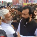 महोबा में जलशक्ति मंत्री स्वतंत्र देव सिंह का काफिला रोके जाने के दौरान भाजपा विधायक और समर्थकों का विरोध