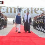 दिल्ली एयरपोर्ट पर पीएम मोदी ने यूएई राष्ट्रपति शेख मोहम्मद बिन जायद का स्वागत किया