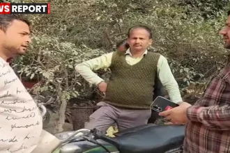 सीतापुर में नजूल जमीन पर बने सपा कार्यालय और टाउन हॉल पर प्रशासन का निरीक्षण