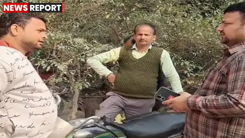 सीतापुर में नजूल जमीन पर बने सपा कार्यालय और टाउन हॉल पर प्रशासन का निरीक्षण