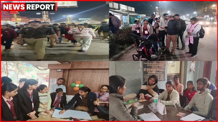 SPEL 3.0 वाराणसी में छात्राओं को पुलिसिंग प्रशिक्षण