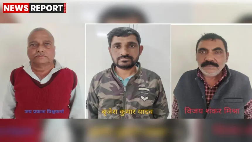 सुलतानपुर में STF की कार्रवाई के दौरान फर्जी रजिस्ट्रेशन वाले ट्रक और छोटा हाथी वाहन बरामद