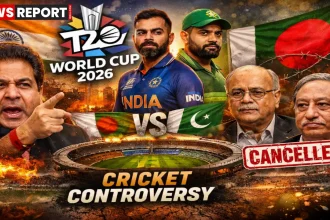 टी20 विश्व कप 2026 विवाद: ICC, भारत-श्रीलंका मेजबानी, बांग्लादेश बाहर और पाकिस्तान संकट