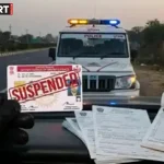 यूपी ट्रैफिक पुलिस चालान काटते हुए, 2026 नियम के तहत 5 चालान पर ड्राइविंग लाइसेंस निलंबन