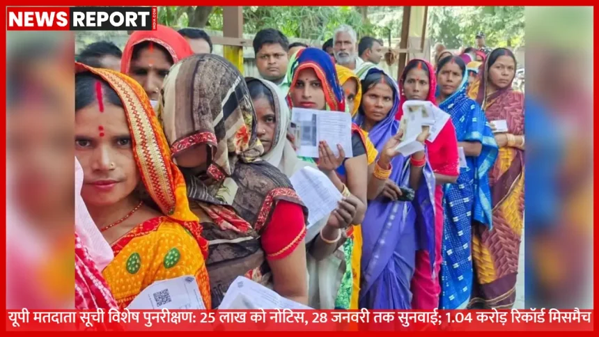 उत्तर प्रदेश में मतदाता सूची विशेष गहन पुनरीक्षण के दौरान नोटिस और दस्तावेज सत्यापन की सुनवाई