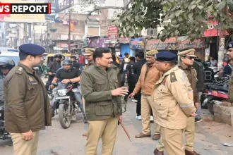 वाराणसी में पुलिस कमिश्नर मोहित अग्रवाल का अतिक्रमण और ट्रैफिक व्यवस्था निरीक्षण