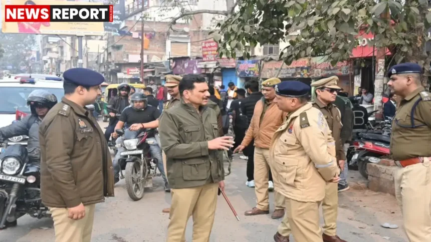 वाराणसी में पुलिस कमिश्नर मोहित अग्रवाल का अतिक्रमण और ट्रैफिक व्यवस्था निरीक्षण