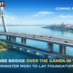 गंगा नदी पर वाराणसी का भव्य सिग्नेचर ब्रिज निर्माण