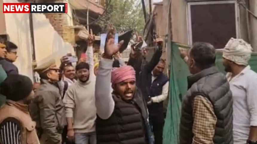 वाराणसी मणिकर्णिका घाट पर अहिल्याबाई होल्कर मूर्ति विवाद के बाद पुलिस तैनाती