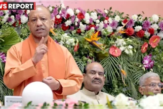 लखनऊ में 86वें अखिल भारतीय पीठासीन अधिकारी सम्मेलन के समापन पर सीएम योगी आदित्यनाथ संबोधित करते हुए