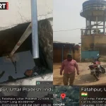 फतेहपुर साहू पुरी गांव की खराब पानी टंकी और परेशान ग्रामीण