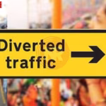 वाराणसी में ट्रैफिक डायवर्जन दर्शाने वाला दृश्य या पुलिसकर्मी