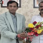 फिल्म निर्माता दिलीप सोनकर वाराणसी में फिल्म उद्योग की घोषणा करते हुए