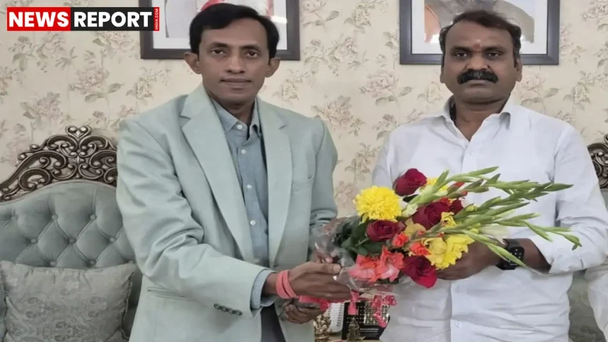 फिल्म निर्माता दिलीप सोनकर वाराणसी में फिल्म उद्योग की घोषणा करते हुए