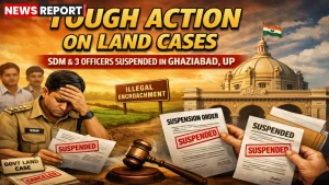 गाजियाबाद एसडीएम विराग पांडे और अन्य अधिकारियों का निलंबन