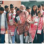 परीक्षा पे चर्चा 2026 में छात्रों से संवाद करते प्रधानमंत्री नरेंद्र मोदी