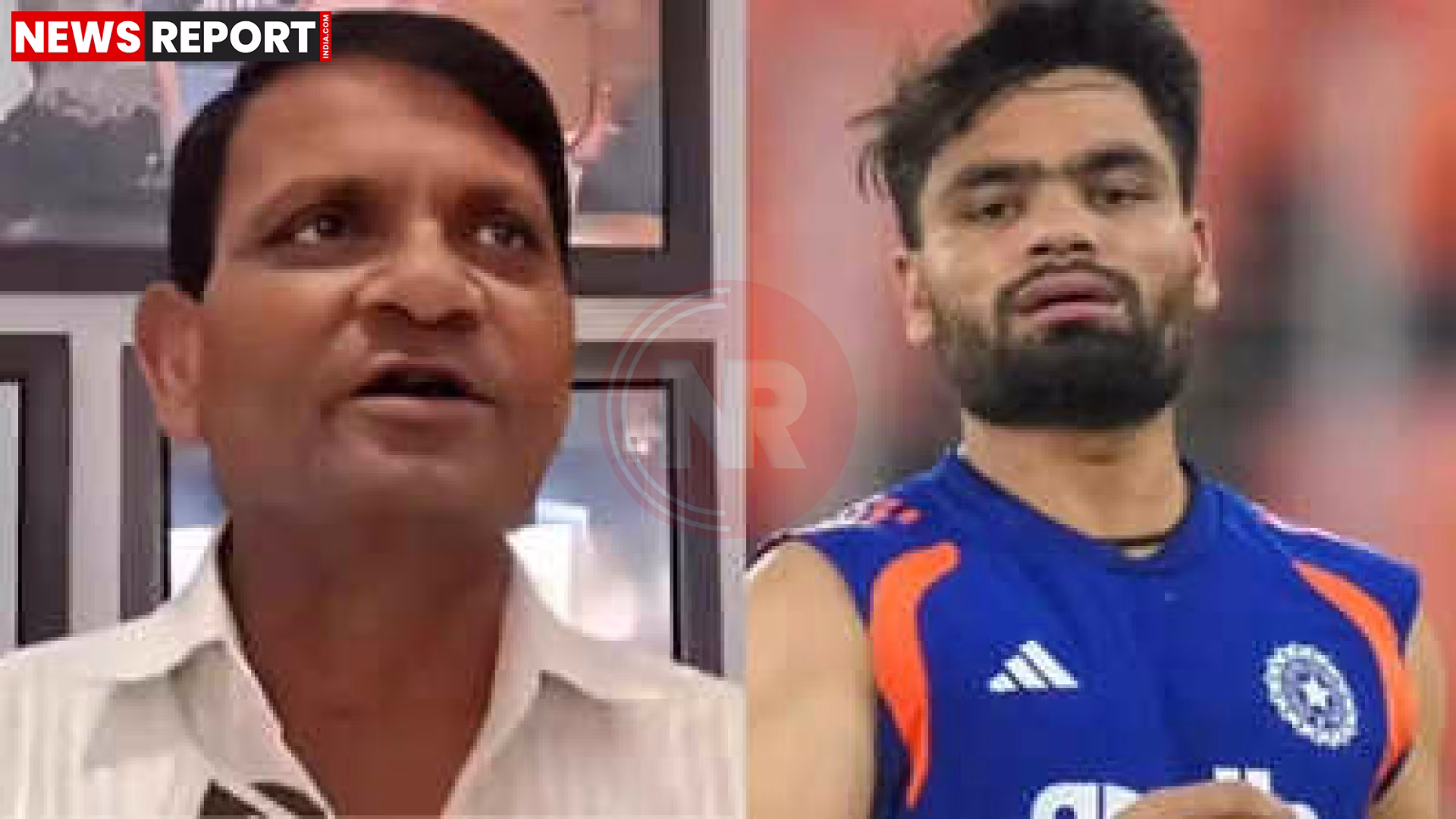 क्रिकेटर रिंकू सिंह और उनके दिवंगत पिता खानचंद सिंह की तस्वीर