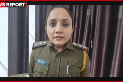 श्रीगंगानगर सड़क हादसे में पलटी पुलिस वैन