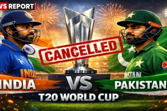 भारत-पाकिस्तान टी-20 वर्ल्ड कप मैच रद्द की ताज़ा खबर