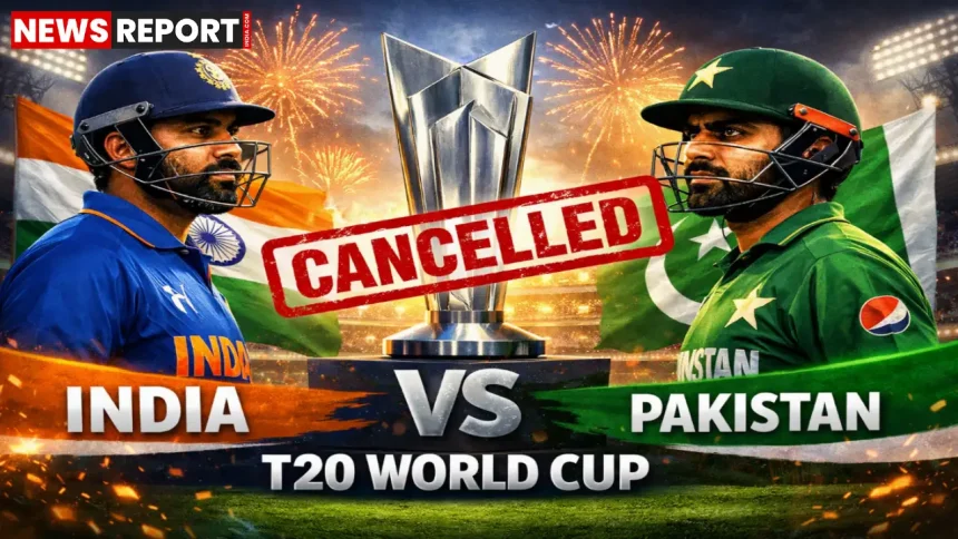 भारत-पाकिस्तान टी-20 वर्ल्ड कप मैच रद्द की ताज़ा खबर