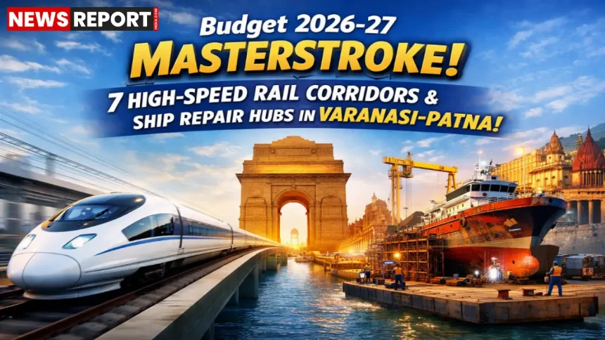 वित्त मंत्री निर्मला सीतारमण बजट भाषण देती हुई