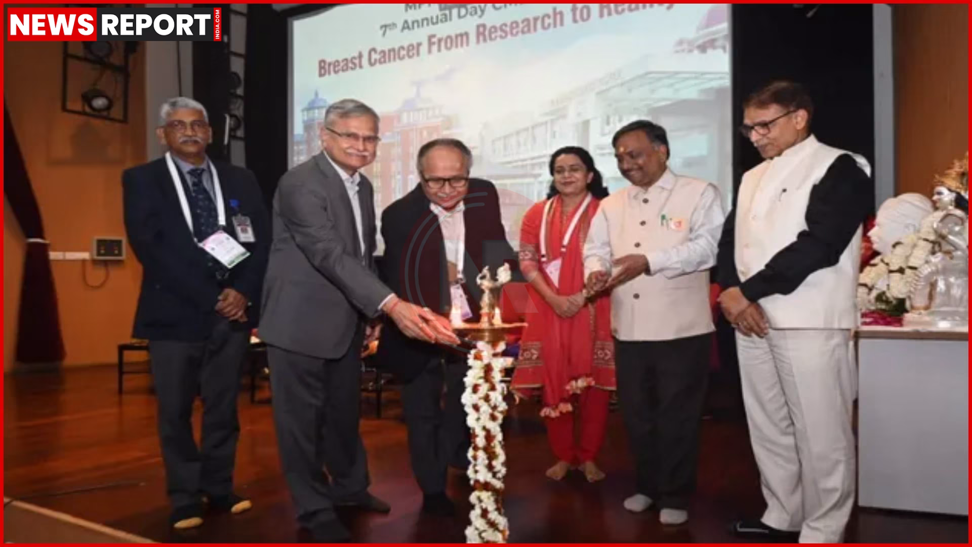 महामना पंडित मदन मोहन मालवीय कैंसर केंद्र और होमी भाभा कैंसर अस्पताल, वाराणसी का बाहरी दृश्य