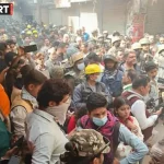 वाराणसी दालमंडी चौड़ीकरण के दौरान प्रशासनिक कार्रवाई