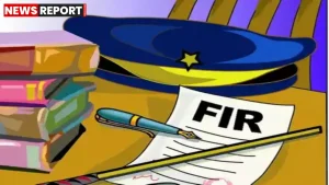 वाराणसी दालमंडी में ध्वस्तीकरण अभियान के दौरान पुलिस तैनात