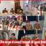 अपर पुलिस आयुक्त शिवहरी मीणा वाराणसी में रंगभरी एकादशी सुरक्षा व्यवस्था का निरीक्षण करते हुए