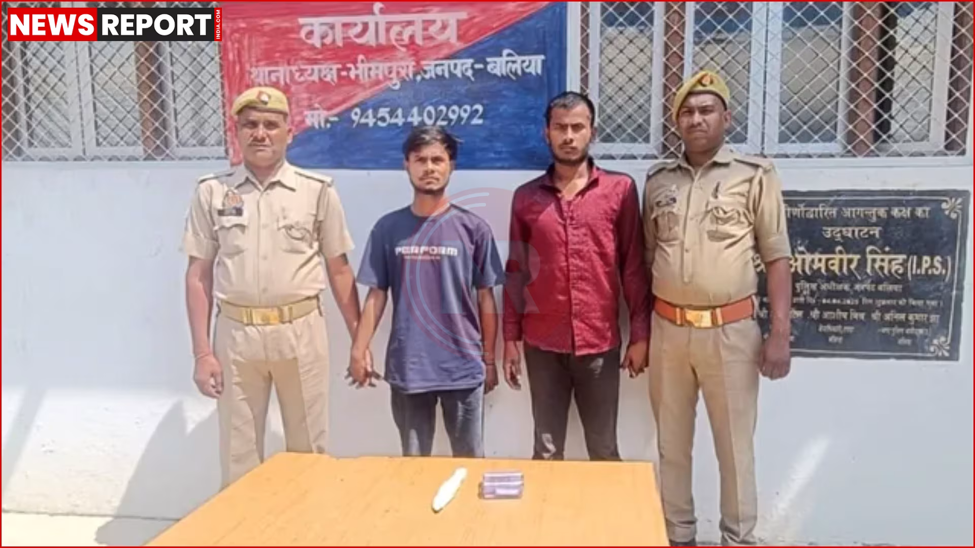 बलिया हत्याकांड में पुलिस की गिरफ्त में आरोपी