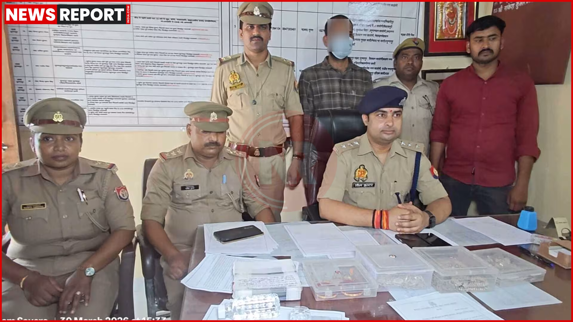 चितईपुर पुलिस आरोपी के साथ गिरफ्तार, मोबाइल बरामद