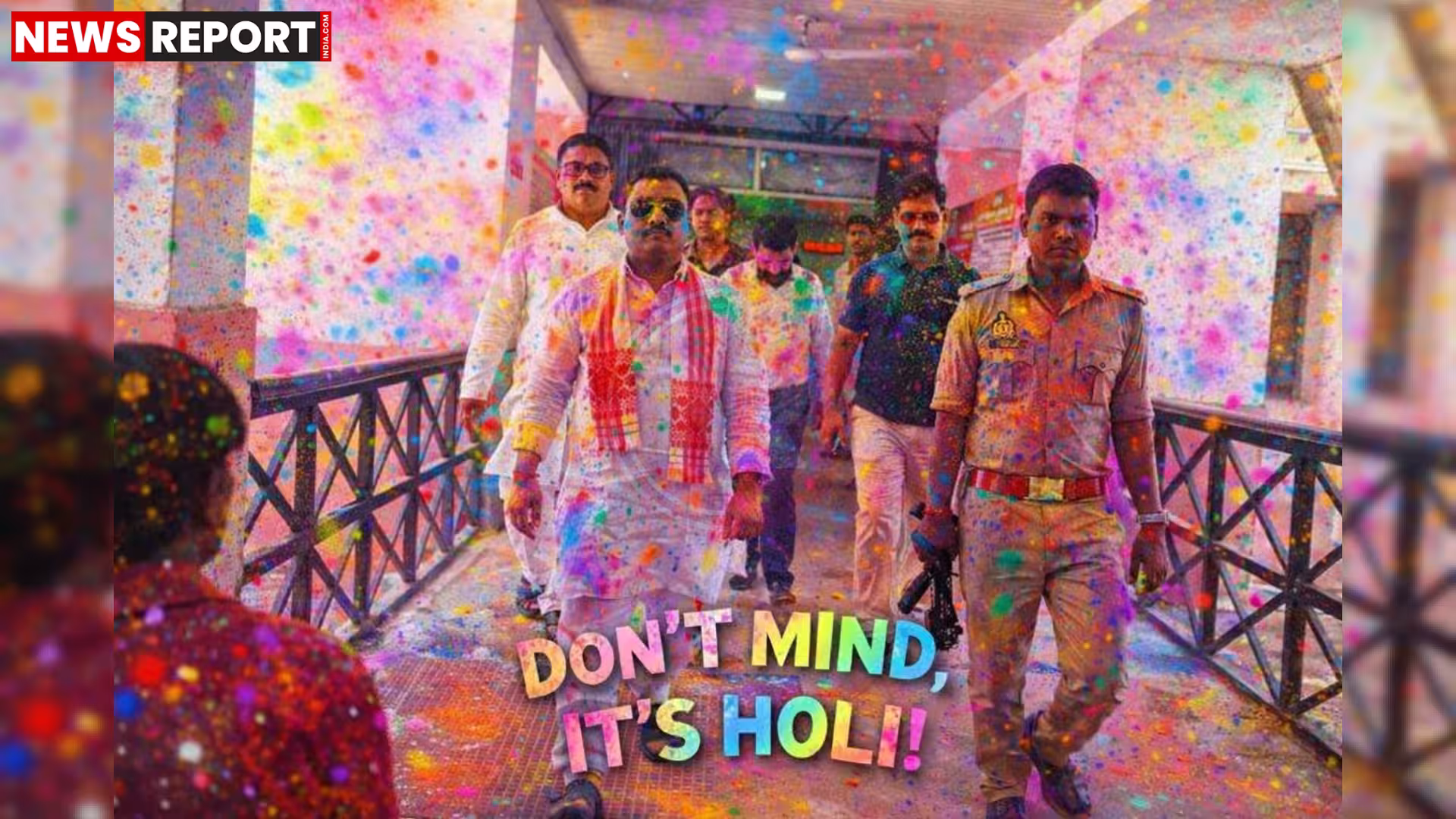 बीनू भइया होली पर लोगों को मर्यादा का संदेश देते हुए