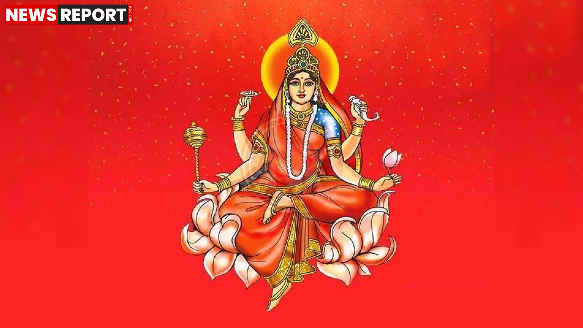 वाराणसी के मंदिर में मां सिद्धिदात्री के दर्शन के लिए लगी भक्तों की लंबी कतार