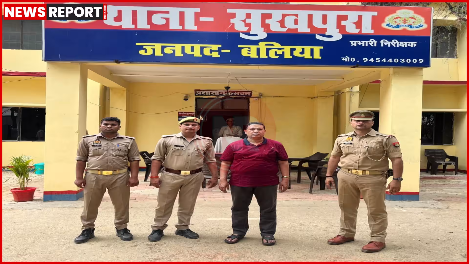 बलिया में डॉक्टर की गिरफ्तारी के बाद पुलिस कार्रवाई