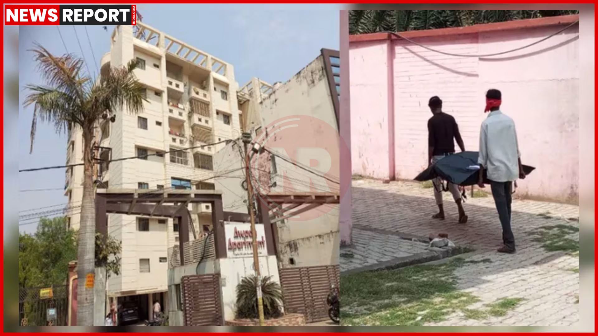 शिवपुर अपार्टमेंट से कूदती महिला की घटना