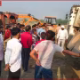 खुर्जा में डंपर पलटने से मजदूरों की मौत