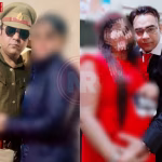 लखीमपुर खीरी पुलिस कार्यालय में गौरव शर्मा विवाद