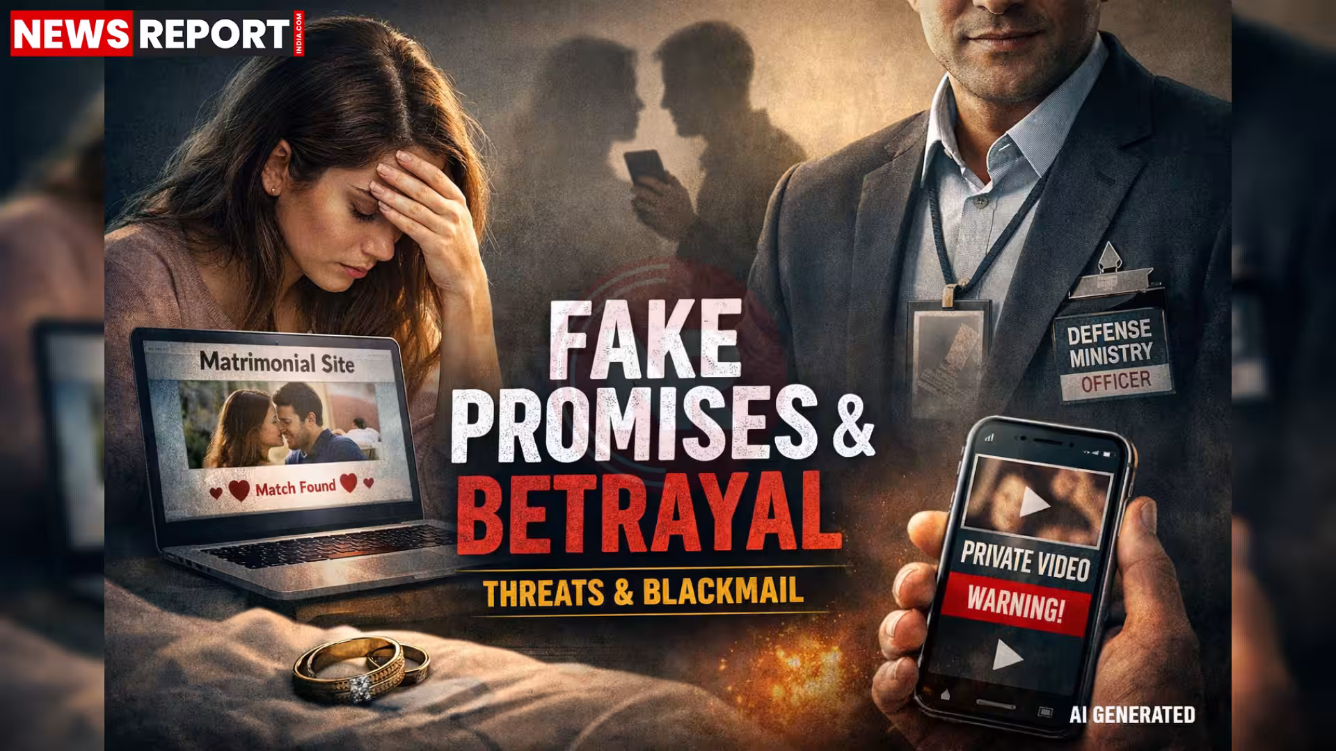 मैट्रिमोनियल साइट पर दोस्ती के बाद परेशान युवती