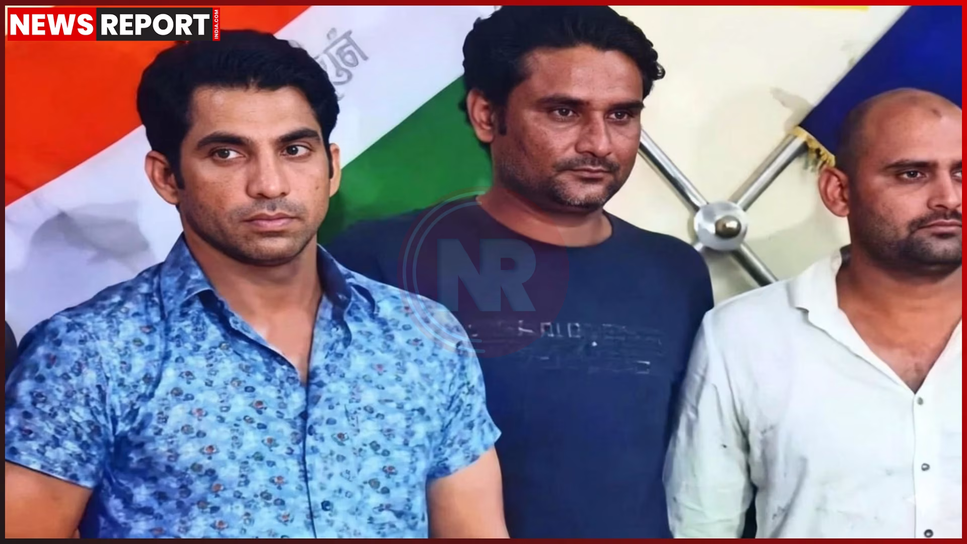 गैंगस्टर रवि काना की अदालती पेशी का दृश्य