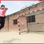 परमानंदपुर की बेटियां हैंडबॉल खेलती हुईं
