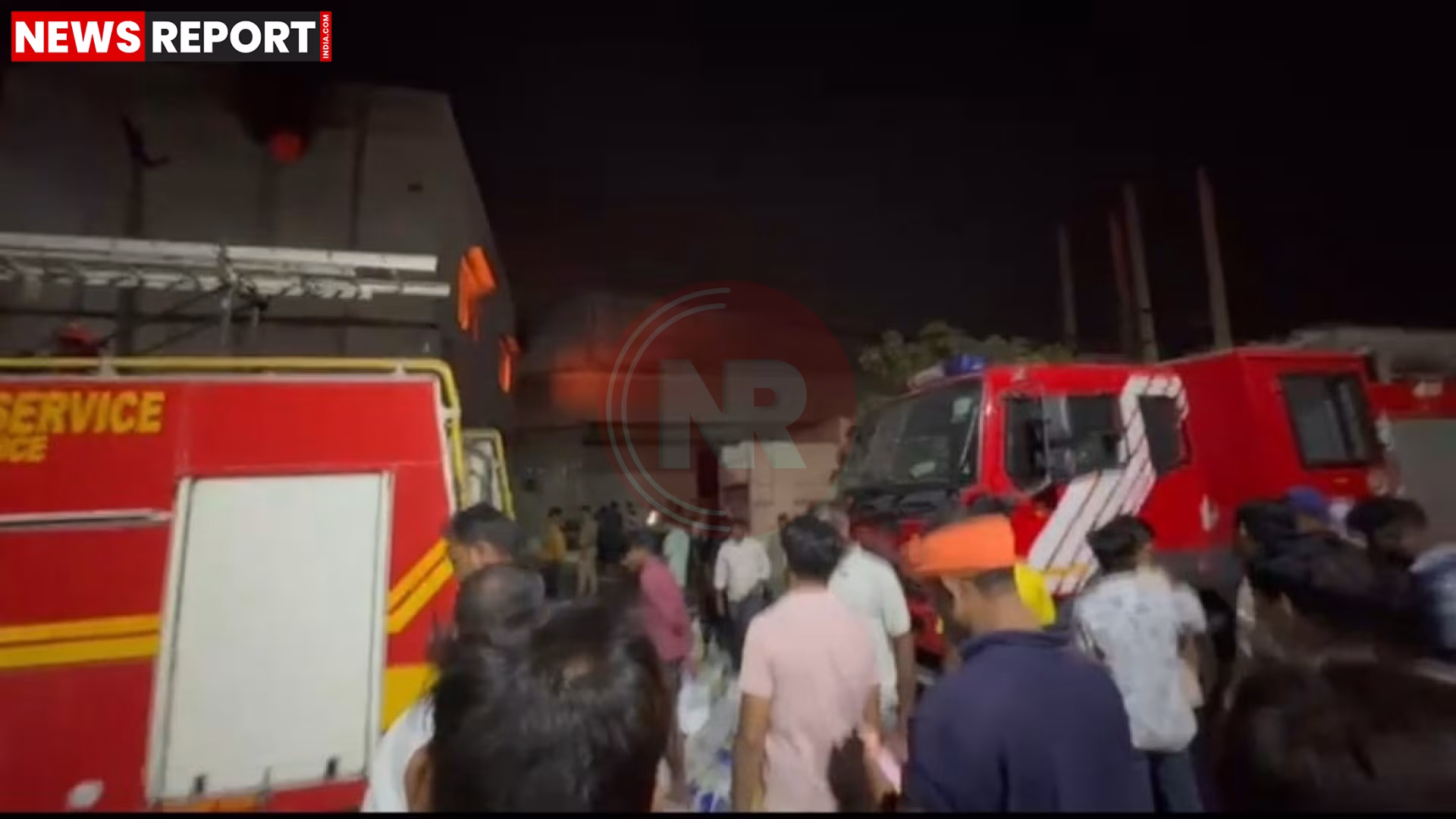 रामनगर बोरा फैक्ट्री में भीषण आग की घटना