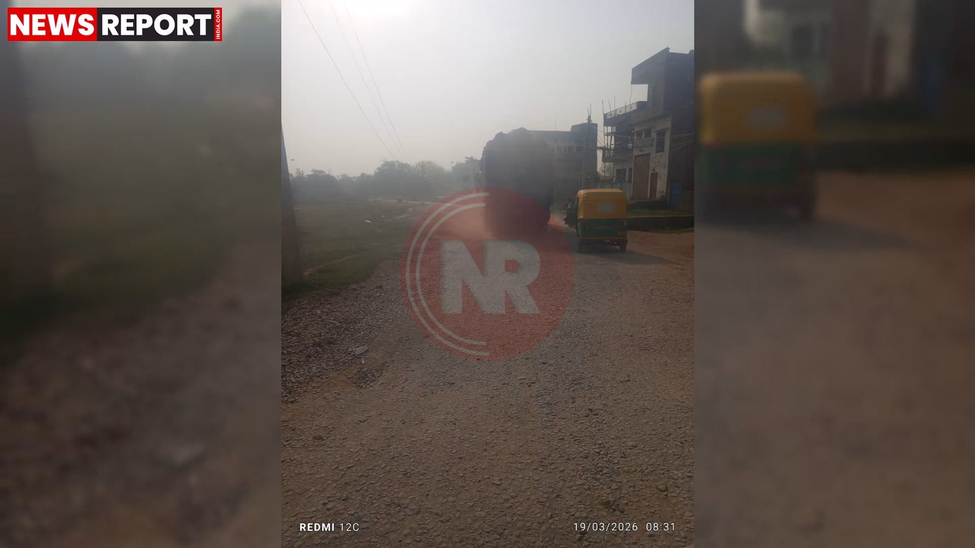 साहूपुरी की बंद फैक्ट्री में कोयला भंडारण और धूल से प्रभावित क्षेत्र