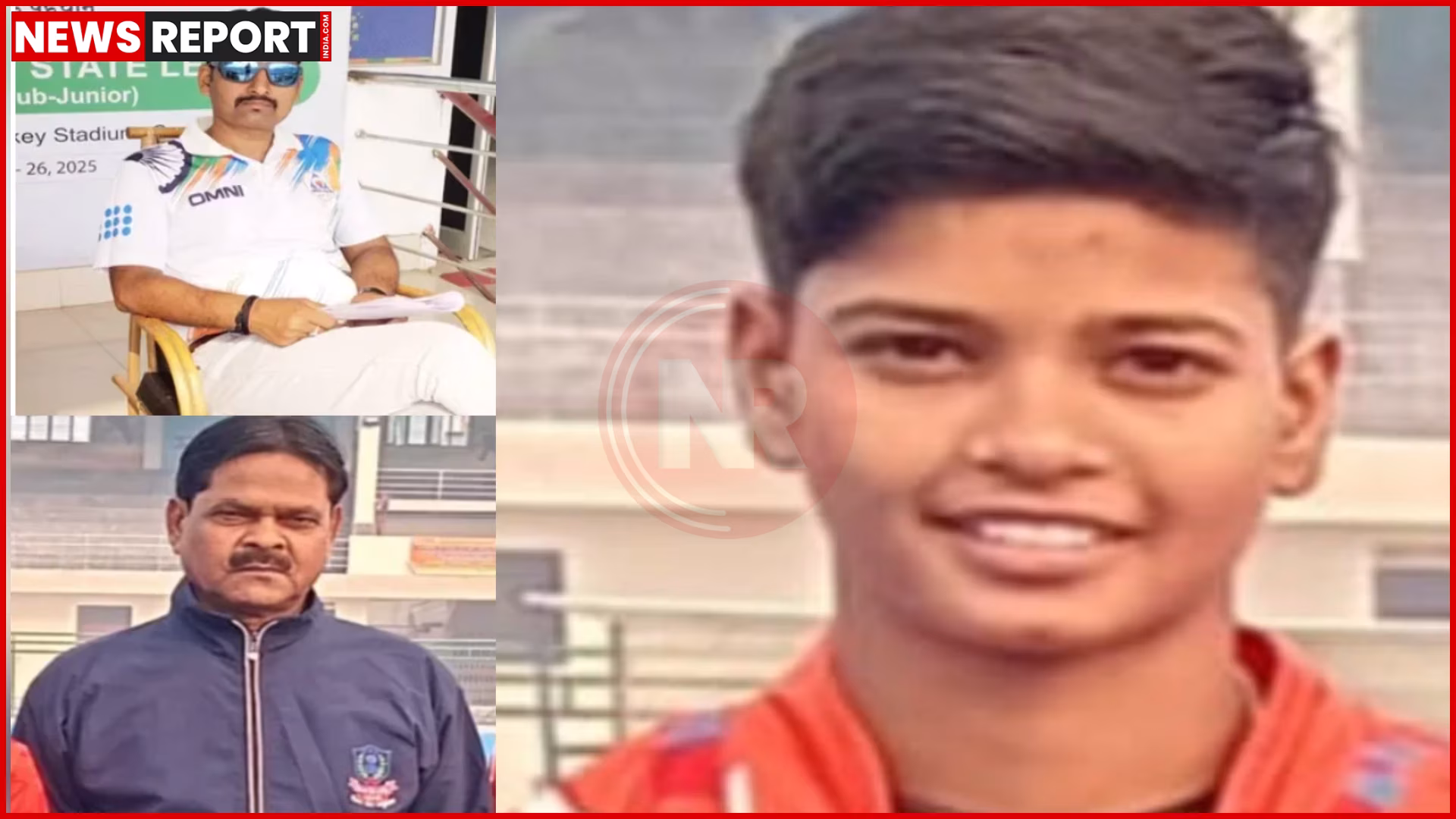 वाराणसी की तनु यादव असम टीम के लिए हॉकी खेलती हुई