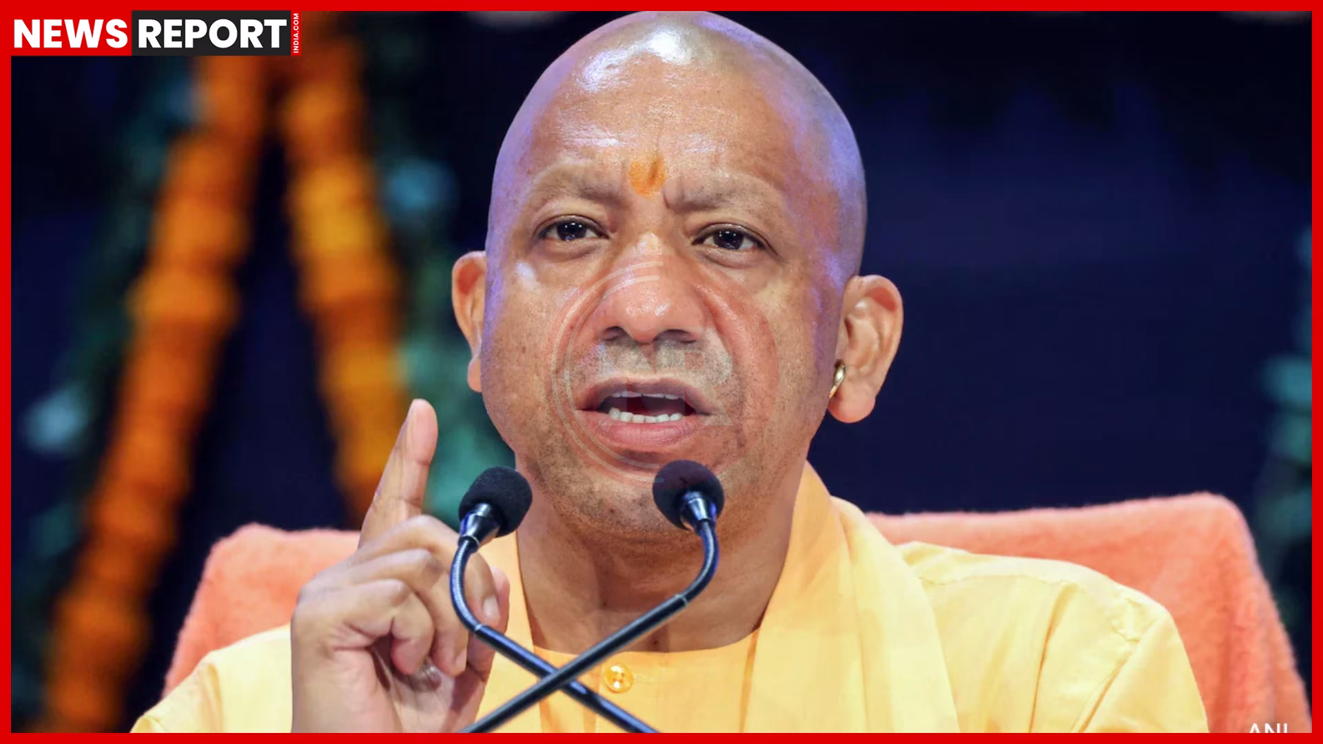 उत्तर प्रदेश में सामूहिक पौधरोपण अभियान का दृश्य